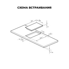 Компактная электрическая индукционная варочная панель Lex EVI 320 BL