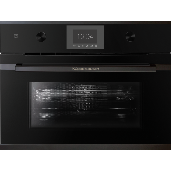 Компактный духовой шкаф с микроволнами Kuppersbusch CBM 6350.0 S2 Black Chrome