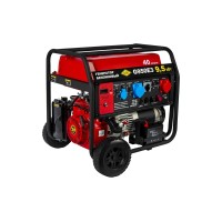 Генератор бензиновый DDE G950E3 (1+3ф, 9/9,5/15 кВт, 40 л, эл стартер, подготовка ATS, трансп. устр)