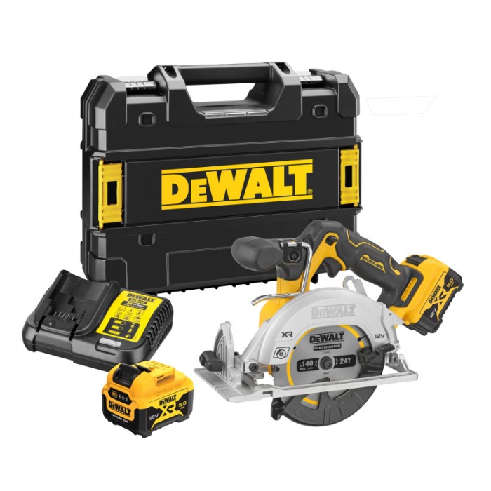Пила дисковая аккумуляторная DeWALT DCS512P2-QW