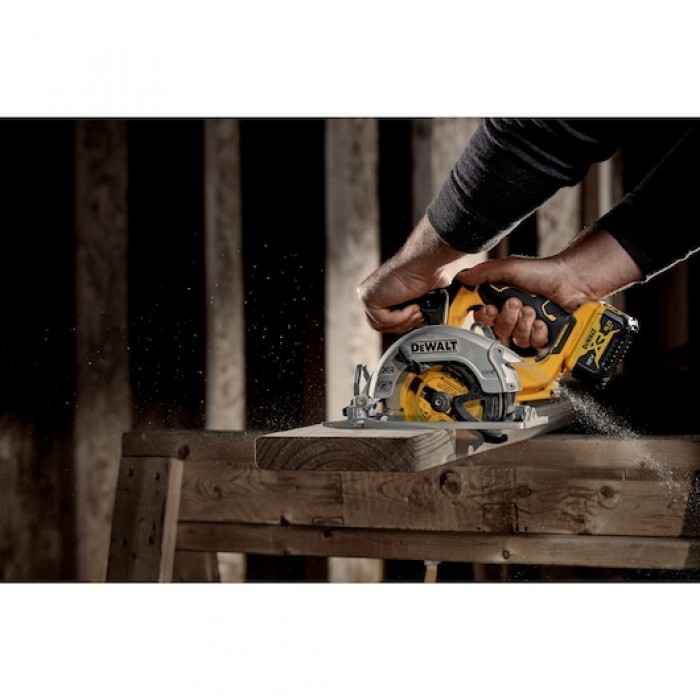Пила дисковая аккумуляторная DeWALT DCS512P2-QW
