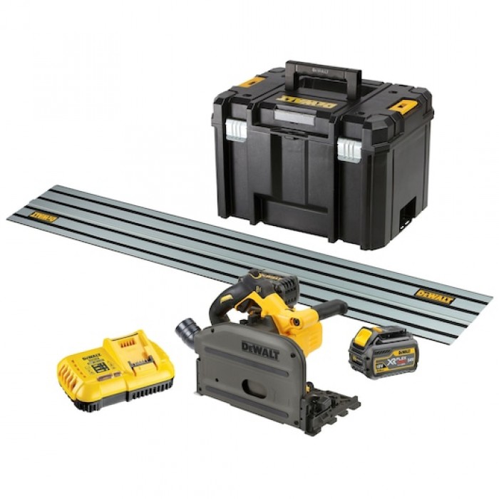 Погружная пила аккумуляторная DeWALT DCS520T2R-QW + шина