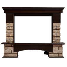 Портал Firelight Forte Wood 30 камень темный, шпон венге Портал Firelight Forte Wood 30 камень темный, шпон венге