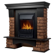 Портал Firelight Forte Wood Classic камень темный, шпон венге Портал Firelight Forte Wood Classic камень темный, шпон венге