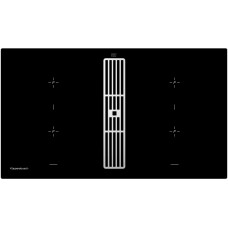 Индукционная варочная панель с вытяжкой Kuppersbusch KMI 9850.0 SR Silver Chrome