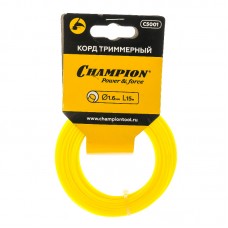 Леска для триммера Champion C5001 Round, 1.6 мм