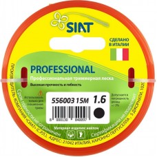 Леска для триммера Siat Professional 556003, круг, 1,6 мм, 15 м
