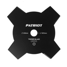 Нож для триммера Patriot TBS-4 809115205 (230x25,4 мм, 4 лопасти)