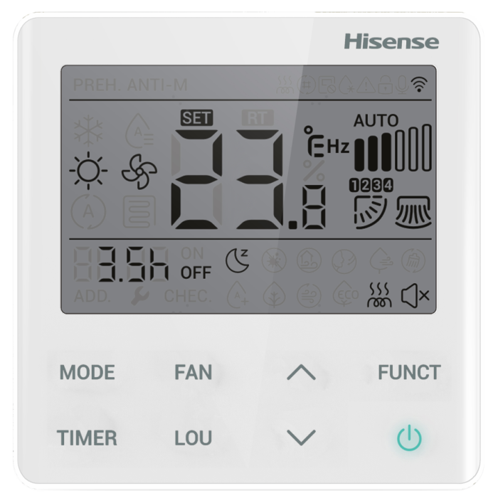 Индивидуальный проводной пульт Hisense YXE-E01U(E)