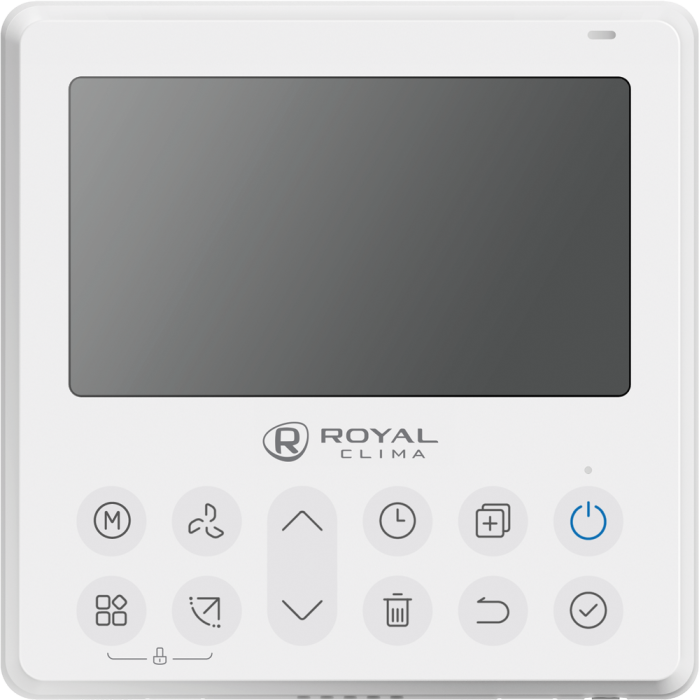 Проводной пульт управления Royal Clima RCW-120 для мульти-сплит-систем и полупромышленного оборудования