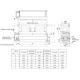 Фанкойл канальный General Climate GDU-W-12DR3 2T (11.20) 50 Па