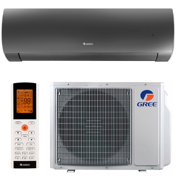 Настенная сплит-система Gree GWH18ACD-K6DNA1I(black)