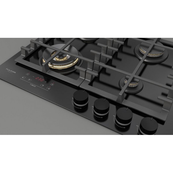 Газовая варочная панель Fulgor Milano FCLH 604 G T WK BK