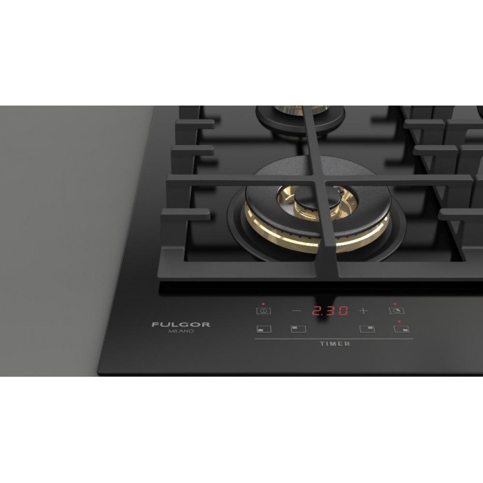 Газовая варочная панель Fulgor Milano FCLH 604 G T WK BK