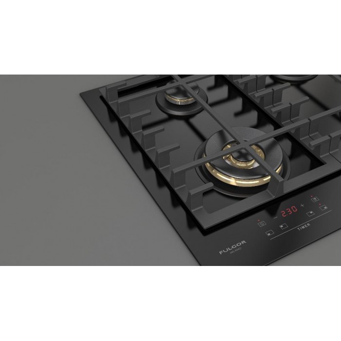 Газовая варочная панель Fulgor Milano FCLH 604 G T WK BK