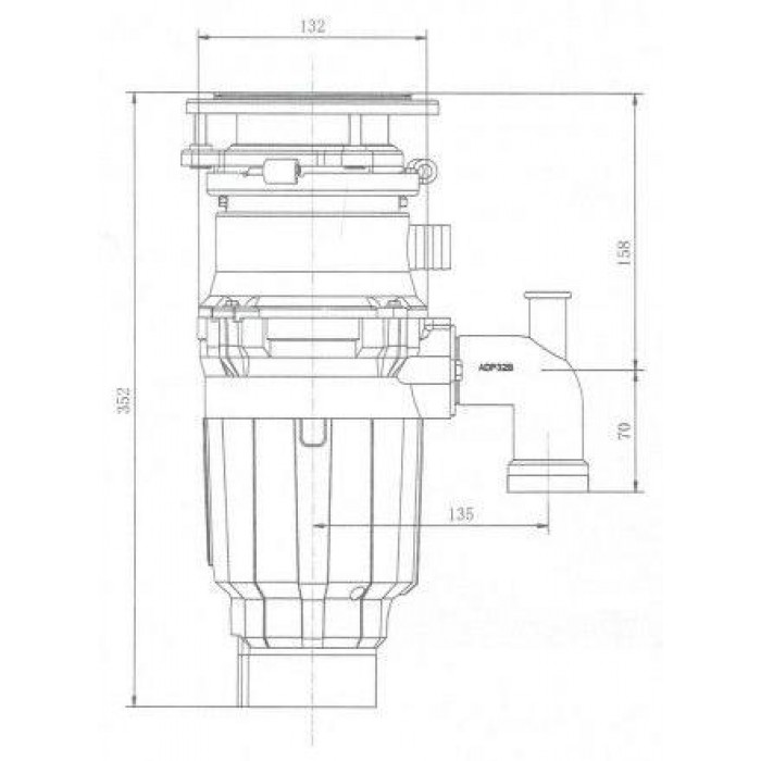 Измельчитель пищевых отходов Bone Crusher BC 610 Econom