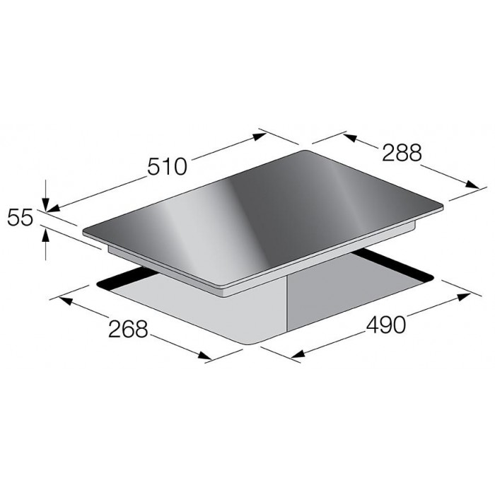 Варочная панель Fulgor Milano CH 302 ID TC BK/2
