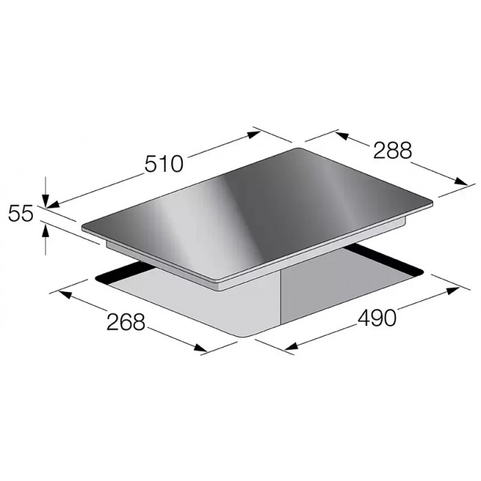 Варочная панель Fulgor Milano CH 302 ID TC BK