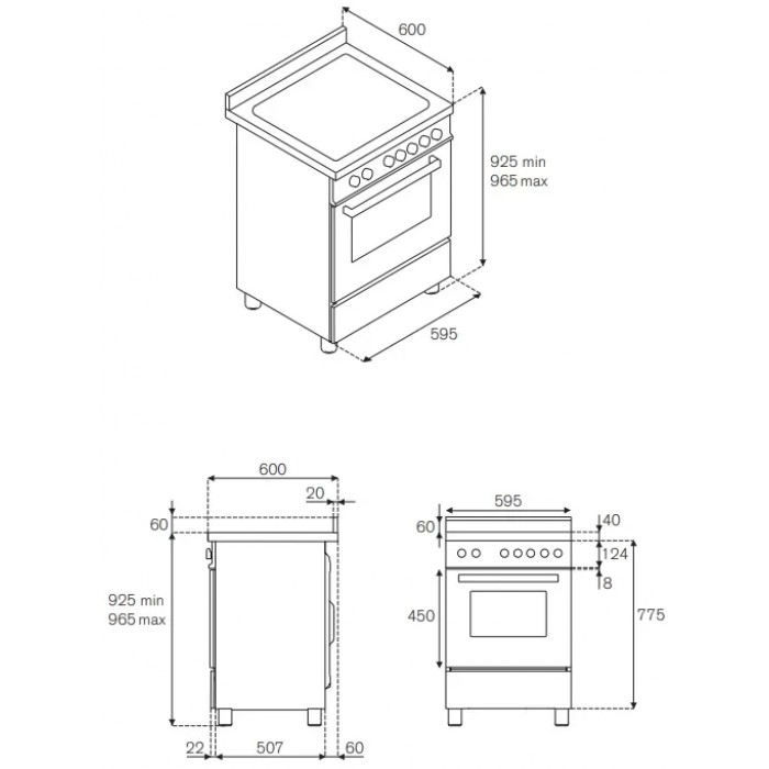 Варочный центр Bertazzoni PRO60 4 IMFE S XT