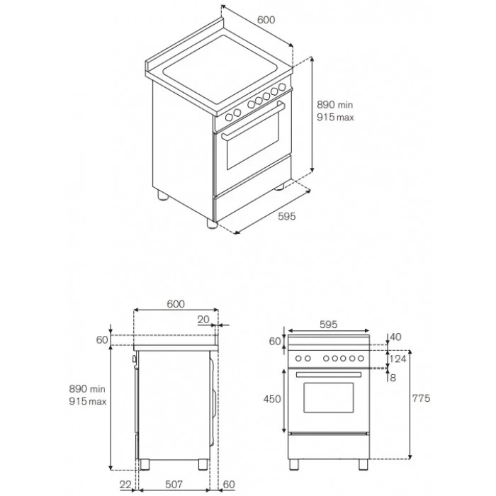 Варочный центр Bertazzoni PRO60 4 MFE S GiT