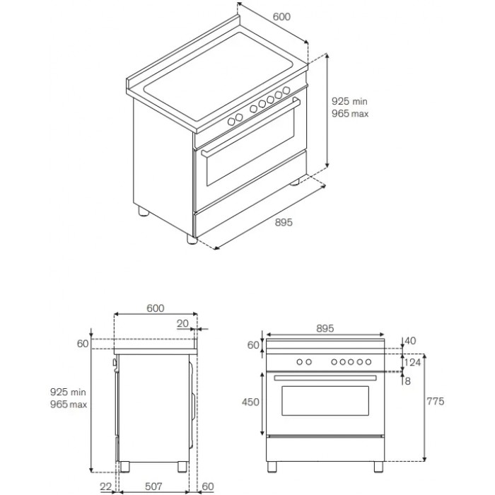 Варочный центр Bertazzoni PRO90 6 MFE S ART