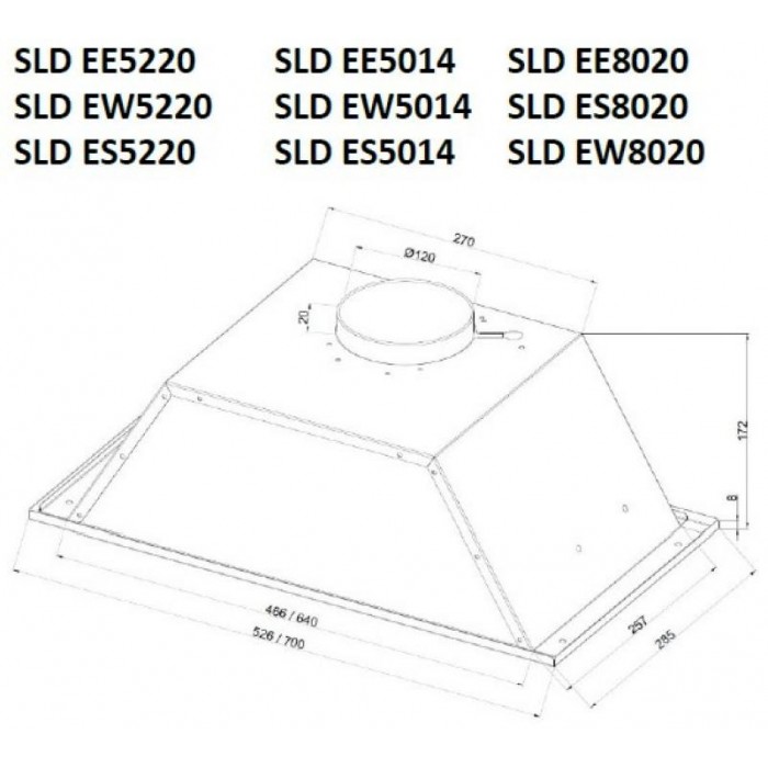 Встраиваемая вытяжка Schaub Lorenz SLD EE5220