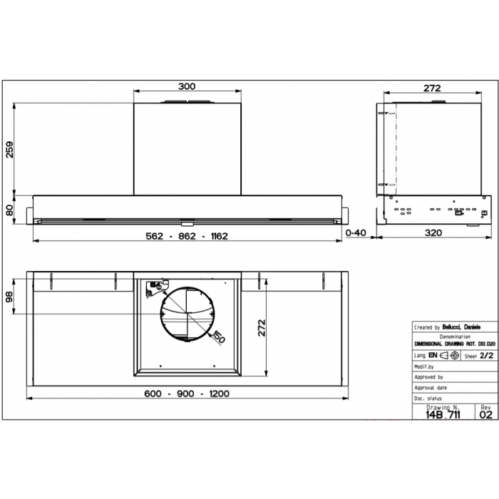 Встраиваемая вытяжка Faber IN-NOVA COMFORT X A90