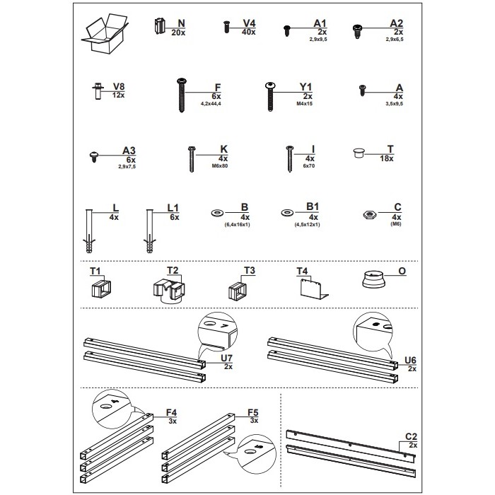 Вытяжка Faber T-SHELF EV8 TITANIUM MATT A180