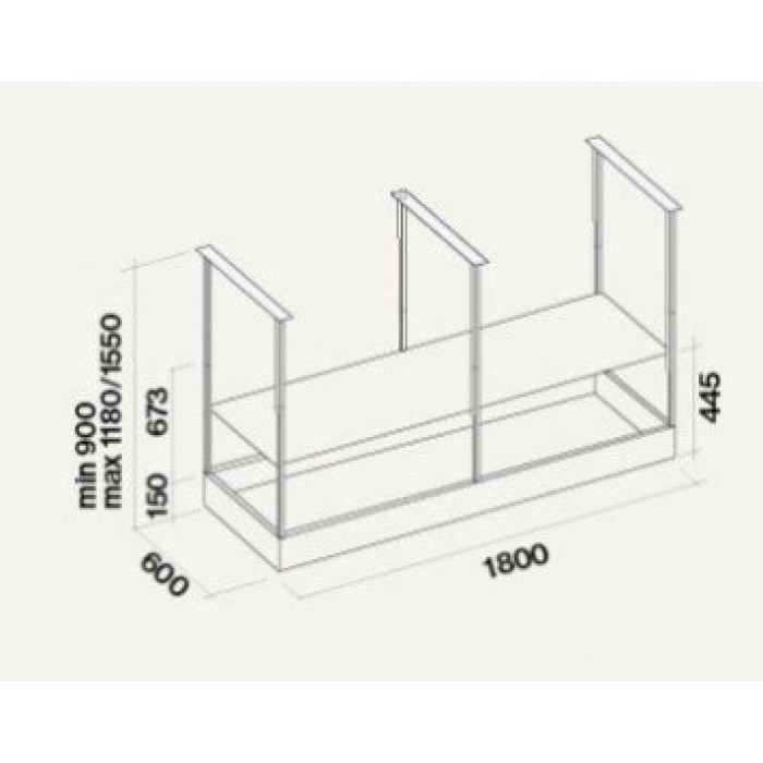 Вытяжка Falmec CIRCLE. TECH Isola Spazio Steel (600)