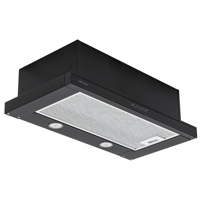 Встраиваемая вытяжка KRONA KAMILLA sensor 600 black (2 мотора)