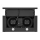 Встраиваемая вытяжка KRONA KAMILLA sensor 600 black (2 мотора)