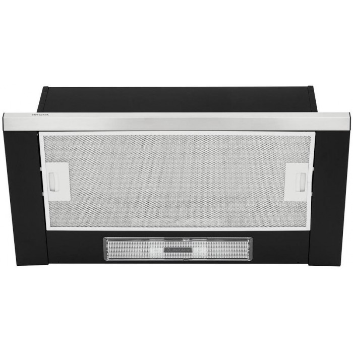 Вытяжка Krona Kamilla slim 600 black/inox (2 мотора)