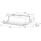 Вытяжка Krona Kamilla slim 600 ivory (2 мотора)