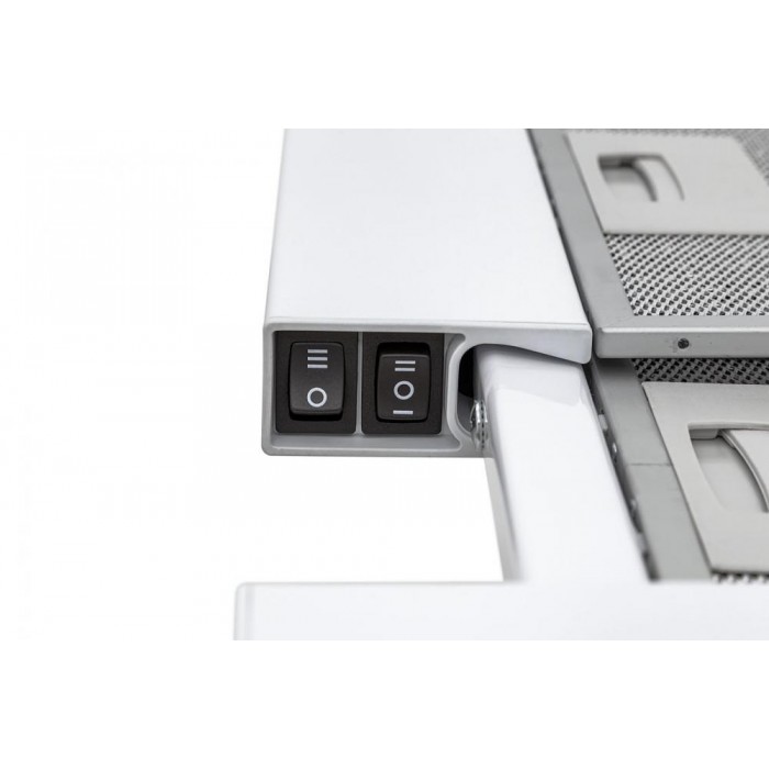 Встраиваемая вытяжка KRONA Kamilla slim 600 white (1 мотор)