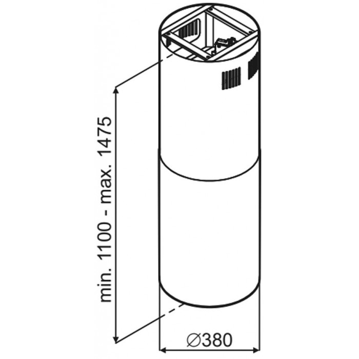 Вытяжка Maunfeld LEE ISLA (sensor) 39 INOX
