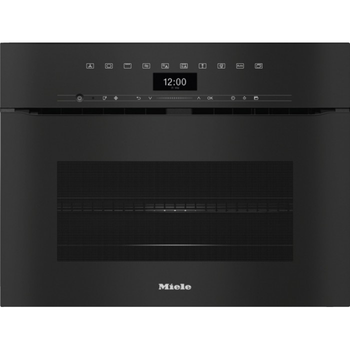 Компактный духовой шкаф с СВЧ Miele H7440BMX OBSW