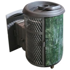 Печь банная Прометалл Атмосфера L комбинированная сетка-ламель Змеевик наборный