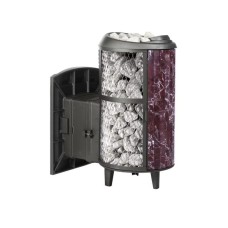 Печь банная Прометалл Атмосфера L комбинированная сетка-ламель Россо Леванто