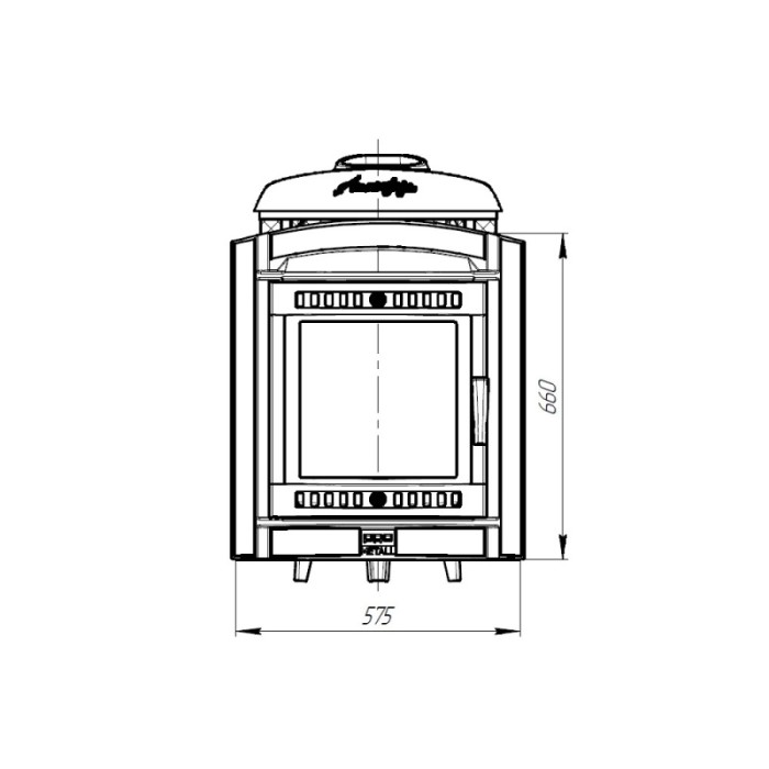 Печь банная Прометалл Атмосфера L комбинированная сетка-ламель Жадеит наборный