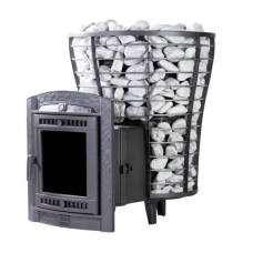 Печь банная Прометалл Атмосфера V сетка нержавейка