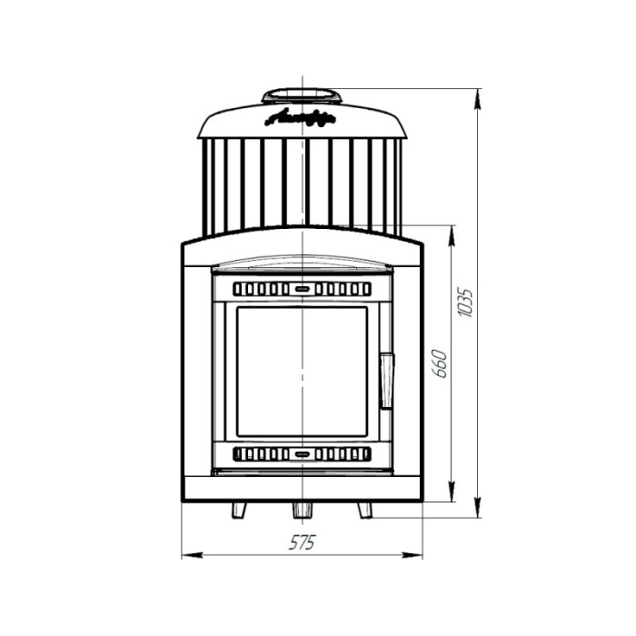 Печь банная Прометалл Атмосфера XL в ламелях Россо Леванто наборный рисунок