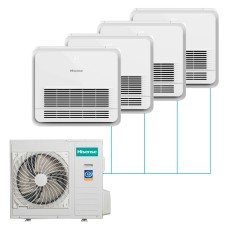 Консольная мульти-сплит-система Hisense на 4 комнаты