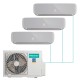 Настенная мульти-сплит-система Hisense Silver FM DC Inverter R32 на 3 комнаты