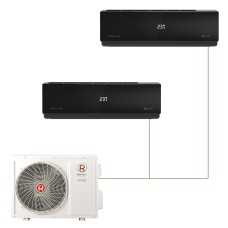 Настенная сплит-система Royal Clima Attica Nero на 2 комнаты