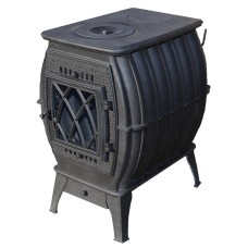 Печь-камин отопительно-варочная Бахта (цв. черный) Печь-камин отопительно-варочная Бахта (цв. черный)