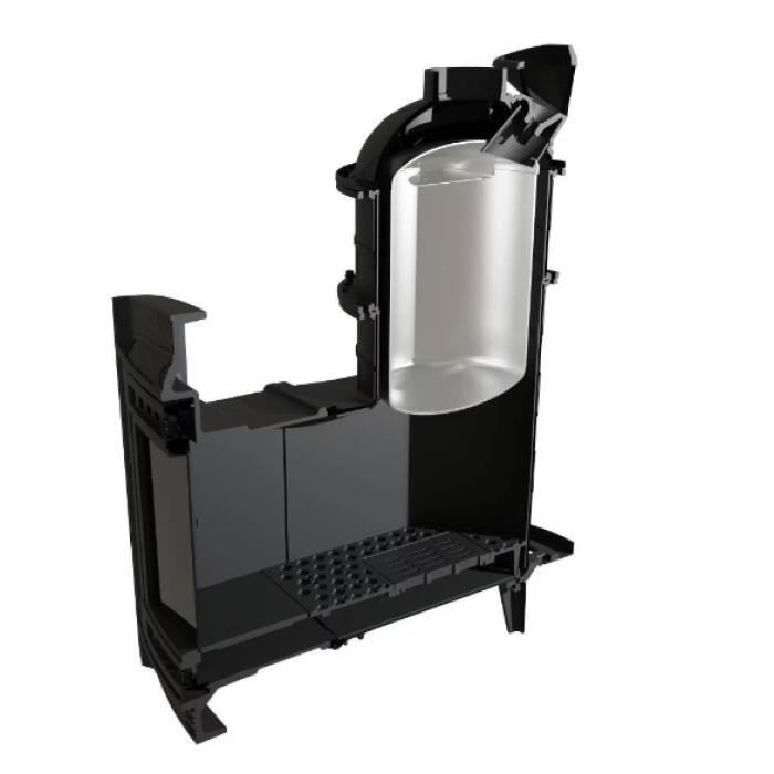 Печь банная Прометалл Атмосфера XL в ламелях Жадеит наборный рисунок