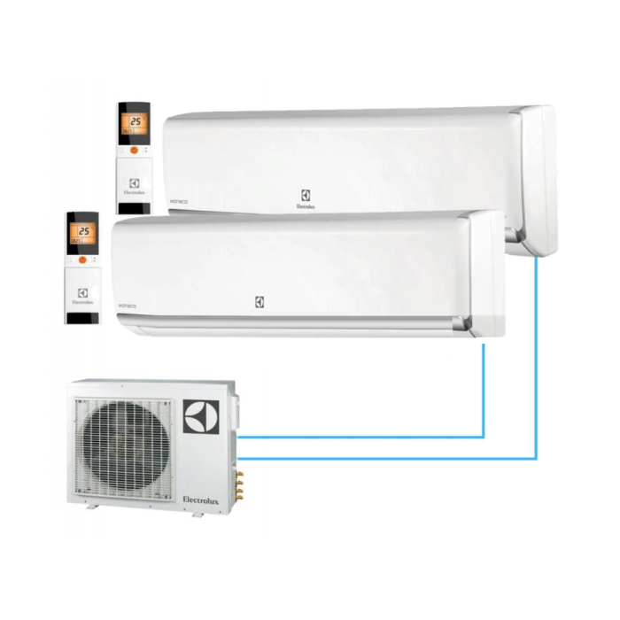 Мульти сплит система Electrolux на 2 комнаты (35+35 кв.м) HM FM
