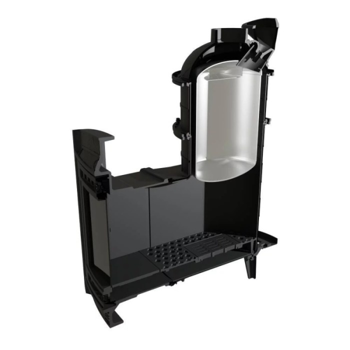 Печь банная Прометалл Атмосфера XL в ламелях Пироксенит наборный рисунок