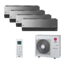 Мульти сплит-система LG на 4 комнаты (20+20+20+20 кв.м.) Artcool Mirror