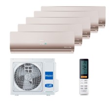 Мульти сплит система Haier на 5 комнат (25+25+25+25+25 кв.м) FLEXIS Gold